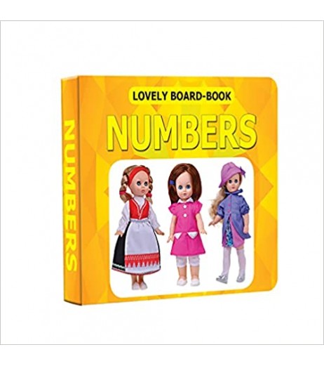 Dreamland Lovely Board Books - Numbers for Children Age 2-4 Years | Pre school Board books