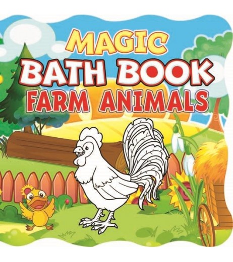 Dreamland Magic Bath Book  - Farm Animals  For Children Age 6 month And Up | Picture Book
