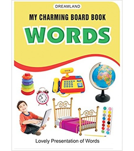 Dreamland My Charming Board Books - Words for Children Age 2-4 Years | Pre school Board books