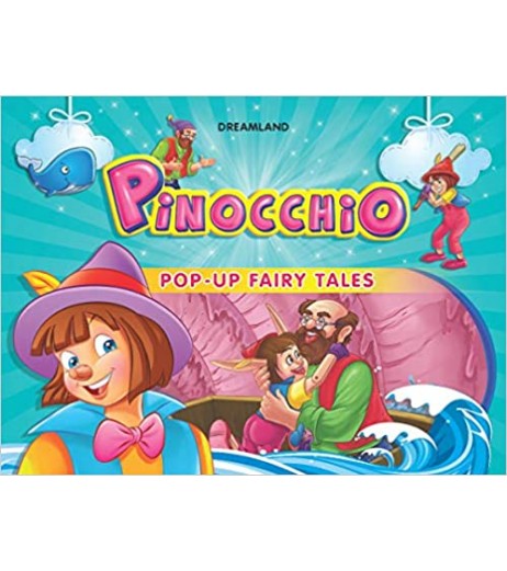 Dreamland Pop-Up Fairy Tales - Pinocchio for Children Age 4-6 Years | Activity Book