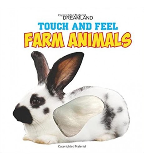 Dreamland Touch and Feel - Farm Animals for Children Age 1-3 Years | Pre school Board books Up to 2 Years - SchoolChamp.net