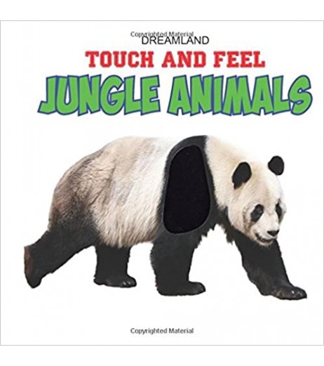 Dreamland Touch and Feel - Jungle Animals for Children Age 1-3 Years | Pre school Board books Up to 2 Years - SchoolChamp.net