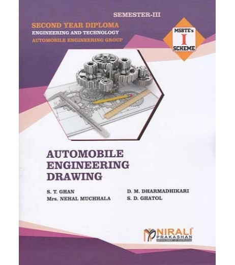 Nirali Automobile Engineering Drawing MSBTE Second Year Diploma Sem 3 Automobile Engineering Sem 3 Automobile Diploma - SchoolChamp.net