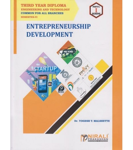 Nirali Entrepreneurship Development MSBTE Third Year Diploma Sem 6 Automobile Engineering