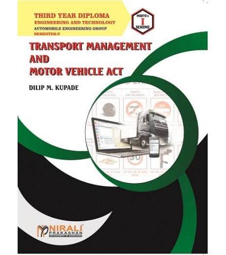 Nirali Transport Management And Motor Vehicle Act MSBTE Third Year Diploma Sem 5 Automobile Engineering