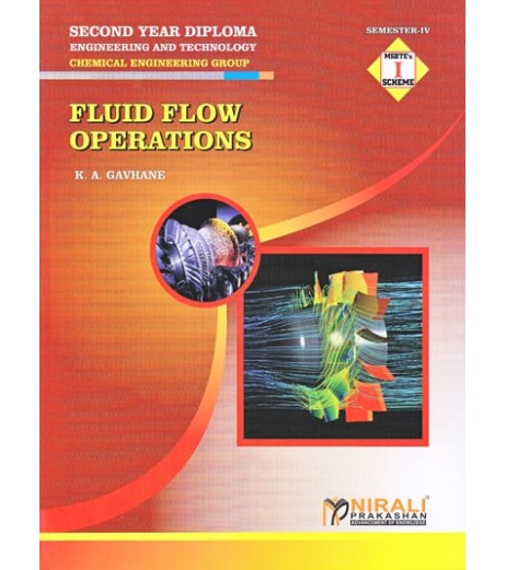 Nirali Fluid Flow Operations MSBTE Second Year Diploma Sem 4 Chemical Engineering