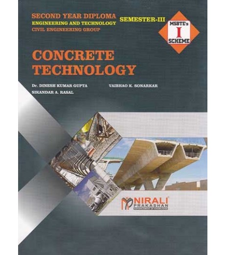 Nirali Concrete Technology MSBTE Second Year Diploma Sem 3 Civil Engineering Sem 4 Civil Diploma - SchoolChamp.net