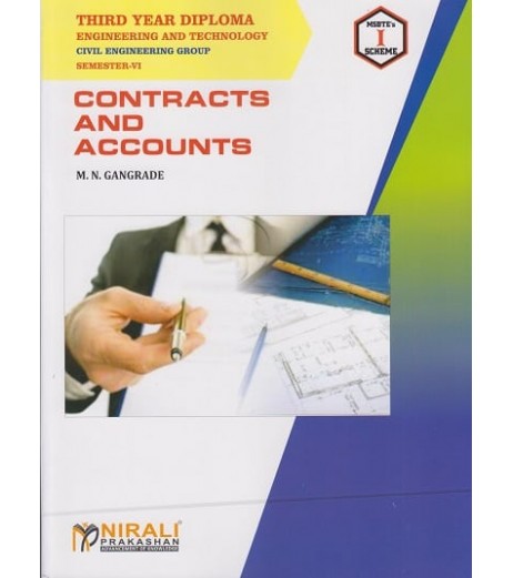 Nirali Contracts And Accounts MSBTE Third Year Diploma Sem 6 Civil Engineering