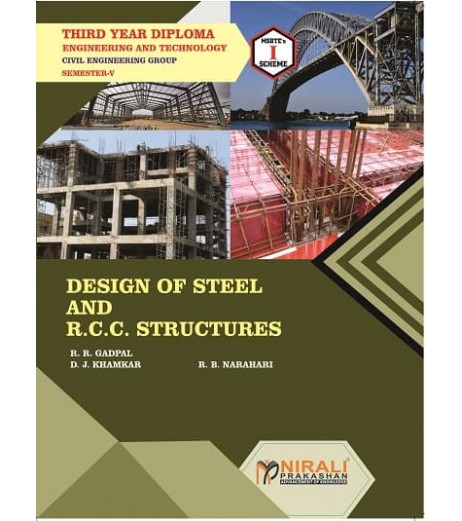 Nirali Design Of Steel And R.C.C. Structures MSBTE Third Year Diploma Sem 5 Civil Engineering