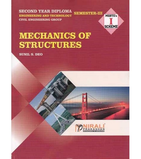 Nirali Mechanics Of Structures MSBTE Second Year Diploma Sem 3 Civil Engineering