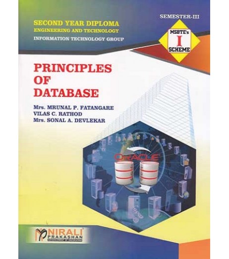 Nirali Principles Of Database MSBTE Second Year Diploma Sem 3 Computer & It Engineering Sem 3 Computer Diploma - SchoolChamp.net