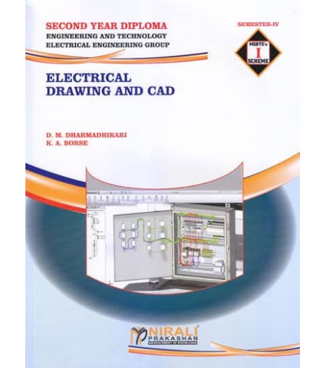 Nirali Electrical Drawing And Cad MSBTE Second Year Diploma Sem 4 Electrical Engineering