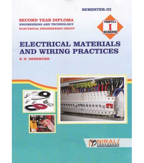 Nirali Electrical Materials And Wiring Practices MSBTE Second Year Diploma Sem 3 Electrical Engineering