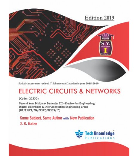 Nirali Electric Circuits And Networks MSBTE Second Year Diploma Sem 3 Electronics Engineering