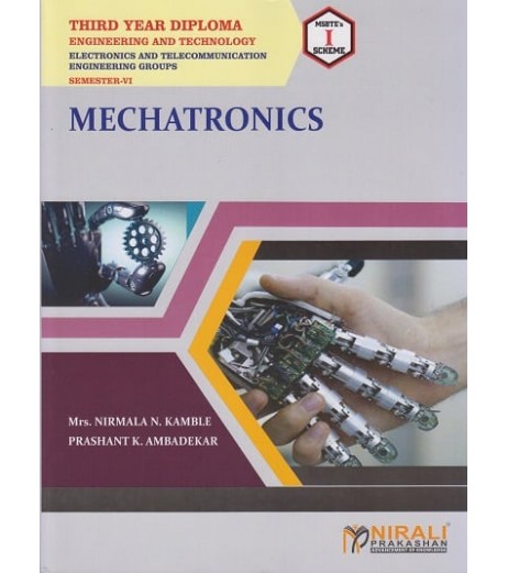 Nirali Mechatronics MSBTE Third Year Diploma Sem 6 Electronics Engg