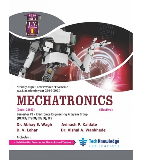 Nirali Mechatronics MSBTE Third Year Diploma Sem 6 Electronics Engineering