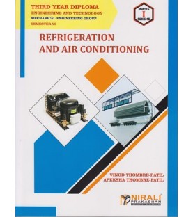 Nirali Refrigeration And Air Conditioning MSBTE Third Year Diploma Sem 6 Mechanical Engg