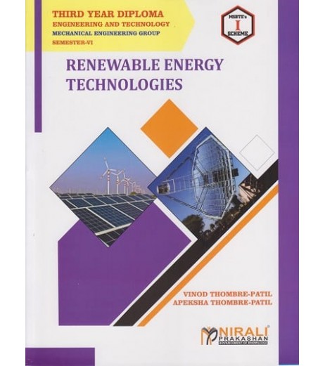 Nirali Renewable Energy Technologies MSBTE Third Year Diploma Sem 6 Mechanical Engineering