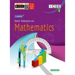Candid New Trends In Mathematics  Class 8 (ICSE) | Latest Edition