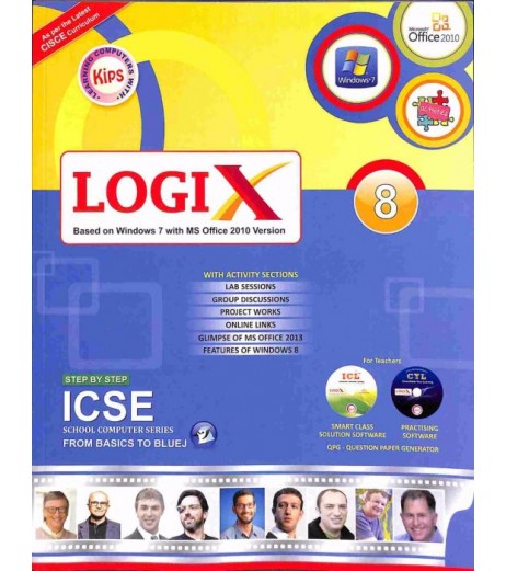 Logix 8 (Bases On Windows 7 With MS office 2010 Version) ICSE Class 8 - SchoolChamp.net