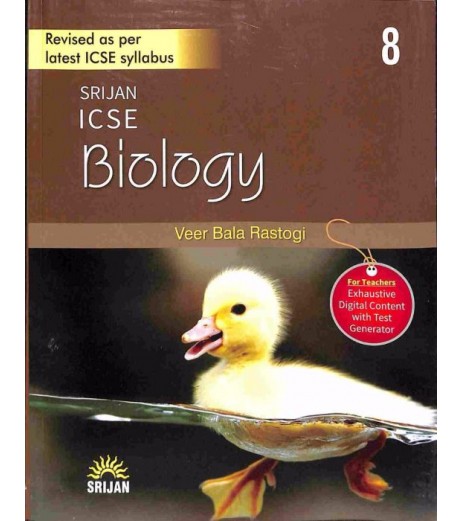 Srijan ICSE Biology 8 by Veer Bala Rastogi | Latest Edition ICSE Class 8 - SchoolChamp.net