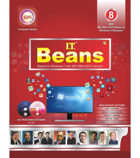 I.T Beans Class 8 Based on Windows 7 with MS Office 2010 Version Class-8 - SchoolChamp.net