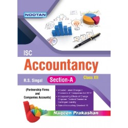 Nootan ISC Accountancy Part-A Class 12 by R. S. Singal | Latest Edition