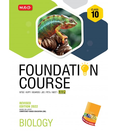 MTG Foundation Course Biology Class 10 for NEET / Olympiad / NTSE CBSE Class 10 - SchoolChamp.net