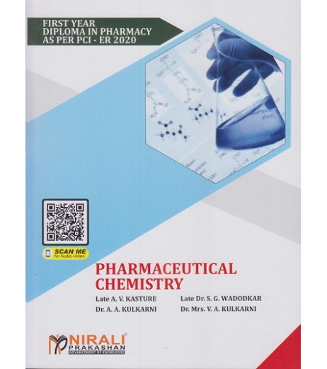 Pharmaceutical Chemistry By Late A.V. Kasture First Year Diploma In Pharmacy As Per PCI Nirali Prakashan