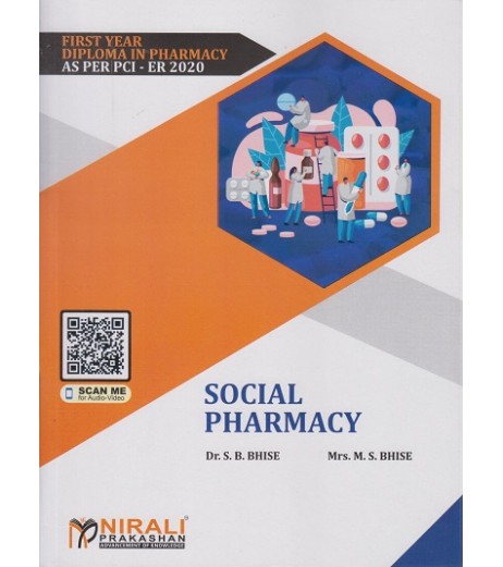 Social Pharmacy By Dr. S.B. Bhise First Year Diploma In Pharmacy As Per PCI Nirali Prakashan