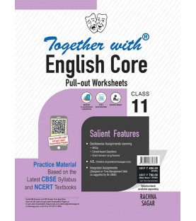 Together with English Core Pull out Worksheets Practice Material for Class 11 Term I & Term II