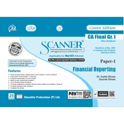Scanner CA Final Group-1 New Syllabus Paper-1 Financial Reporting | Latest Edition