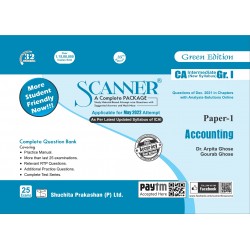 Scanner CA Inter Group I New Syllabus Paper-1 Accounting | Latest Edition