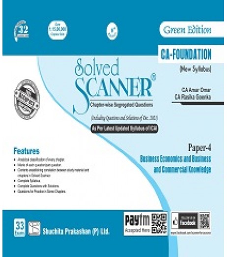 Solved Scanner CA Foundation New Syllabus Paper - 4 Business Economics and Business and Commercial Knowledge Chartered Accountant - SchoolChamp.net