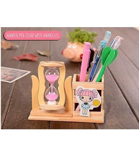 Pen holder 13 x 5 x 10 cm 5 x 1 x 3 cm of wooden stand Pen Holder - SchoolChamp.net