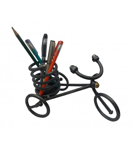 Pen holder 8.5 x 8.5 x 9.5 cm Black Pen Holder - SchoolChamp.net