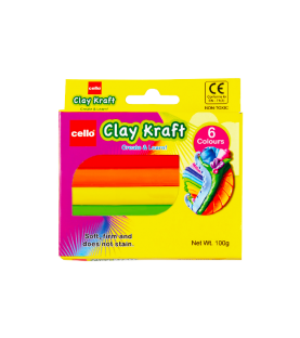 Clay Kraft 6 Colours Strips - 50 g