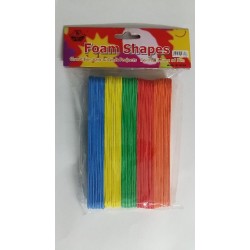 Foam Ice Cream Sticks 5 Colors 50 Pcs