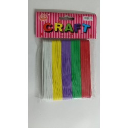 Ice Cream Sticks 5 Colors 50 Pcs Small