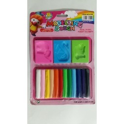 Modelling Dough 12 colors with Stencils