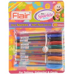 Gliter Gel Pen Extra Sparkle  1 Pack with 10 Units