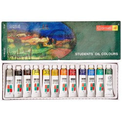 Oil Colour Box 9ml Tubes 1 Pack with 12 Shades
