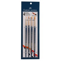 Paint Brush 1 Pack with 4 Units (Navy Blue)