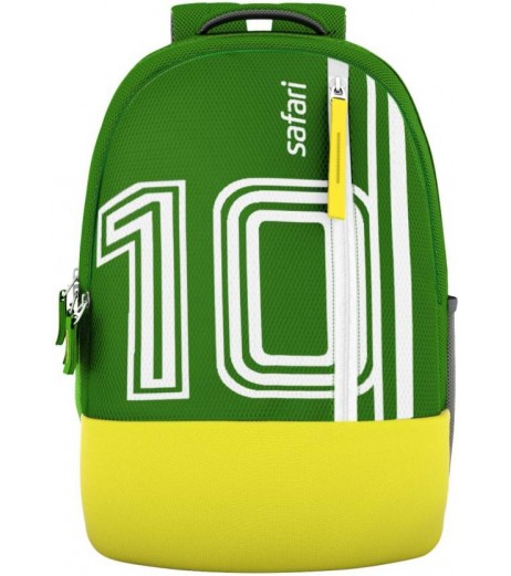 Footy green 27 L medium backpack   Bags - SchoolChamp.net