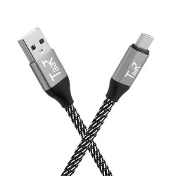 Micro USB nylon braided data cable - 4.92 ft (1.5 Meter)