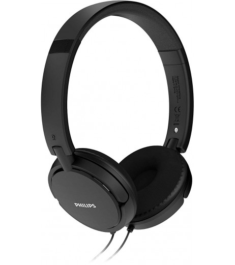 On ear headphone with deep bass (Black) HeadPhone - SchoolChamp.net