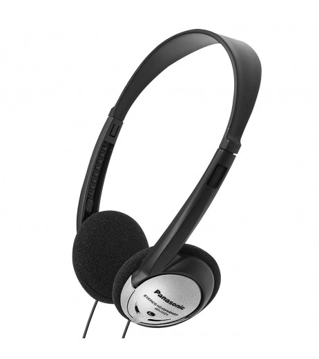 On-ear stereo headphones (Black and Silver) HeadPhone - SchoolChamp.net