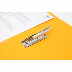 Punchless clip file  A4 Yellow 1 unit