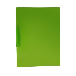 Report cover with ABS rail clip A4  plastic Pack of 3 Green