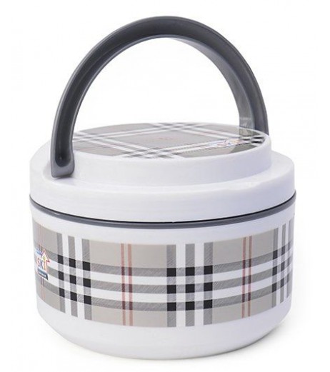 Lunchbox Plastic Inner Stainless Steel With Handel Lunch Box - SchoolChamp.net